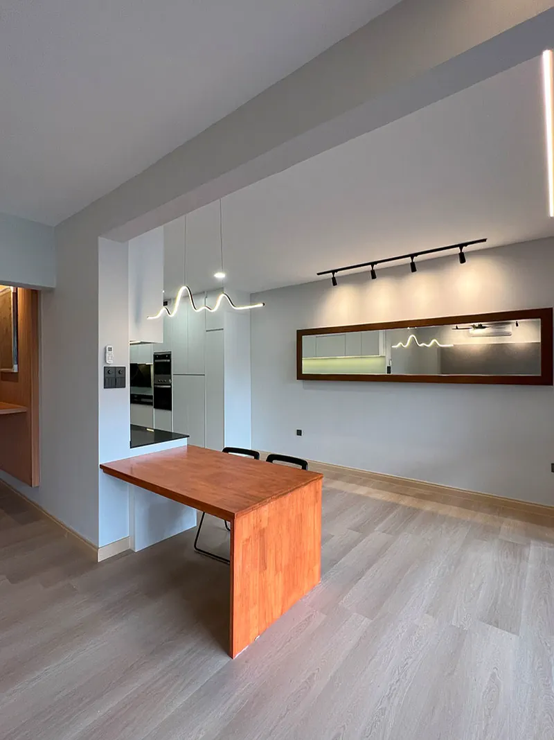 Completed Beauty Interiors Pro Renovation dining and kitchen interior